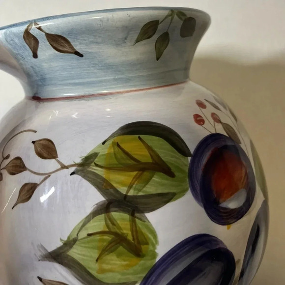 Vintage Black Forest Fruit dinnerware Heritage Mint Size 7 3/4H X 9 5/8 W X 7D - Picture 5 of 16